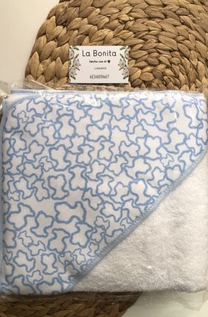 Capa de Baño Osito Azul