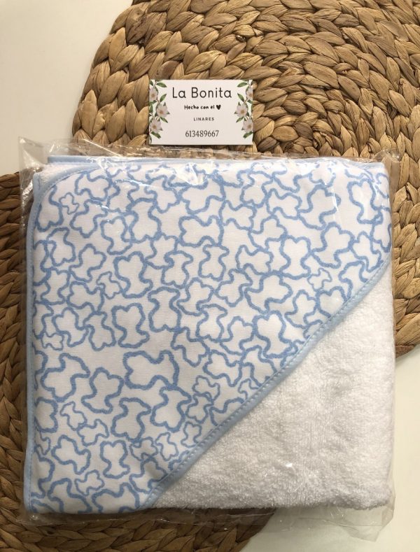 Capa de Baño Osito Azul