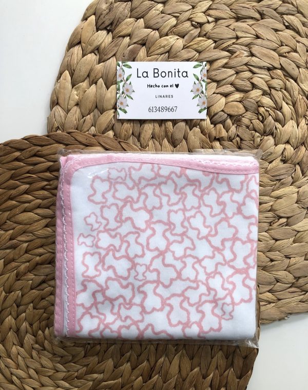 Gasa Osito Rosa