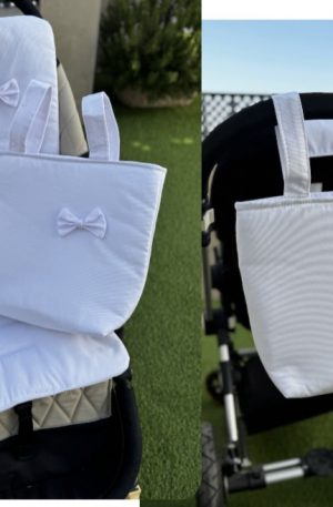 Conjunto Blanco Colchoneta + Bolso