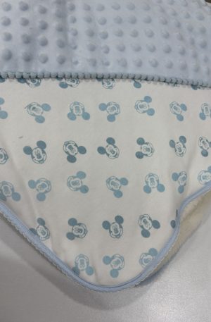 Manta Mickey Azul