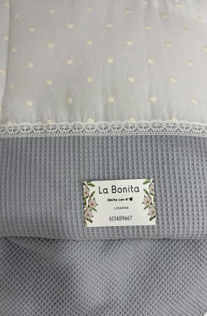 Conjunto Chichonera y Funda Nórdica ACH Azul