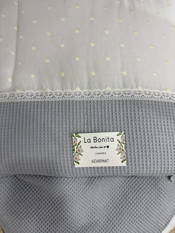 Conjunto Chichonera y Funda Nórdica ACH Azul