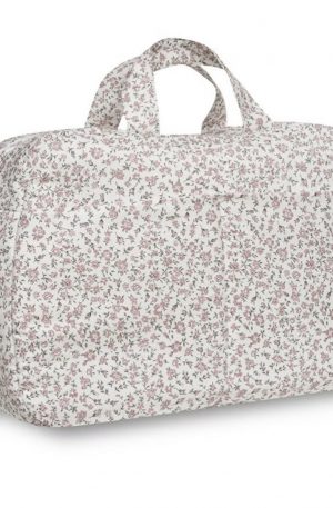 Bolso Maternal Flores Rosa