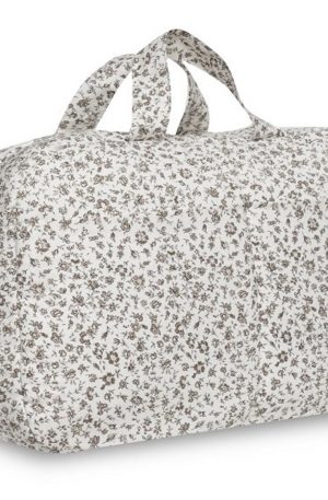 Bolso Maternal Flores Gris